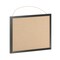 HBCY Creations Wall Mount Linen Board - Wooden Push Pins - Solid Pine Wood Frame - For Kitchen, Classrooms, Restaurant Menus and More!